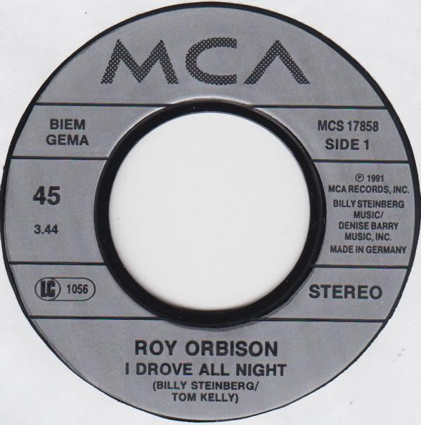 Roy Orbison -I Drove All Night