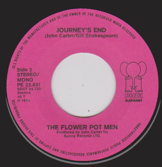 The Flower Pot Men* -Let's Go To San Francisco / Journey's End