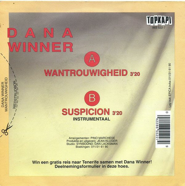 Dana Winner -Wantrouwigheid