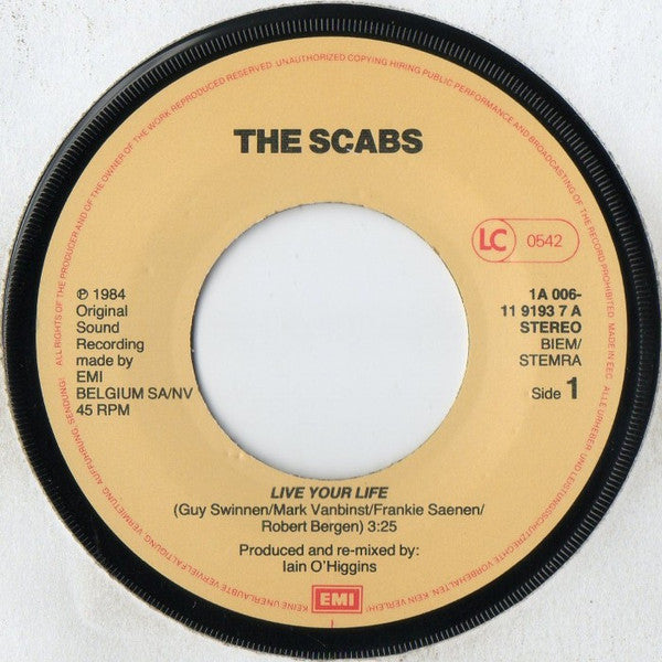 The Scabs - Live Your Life