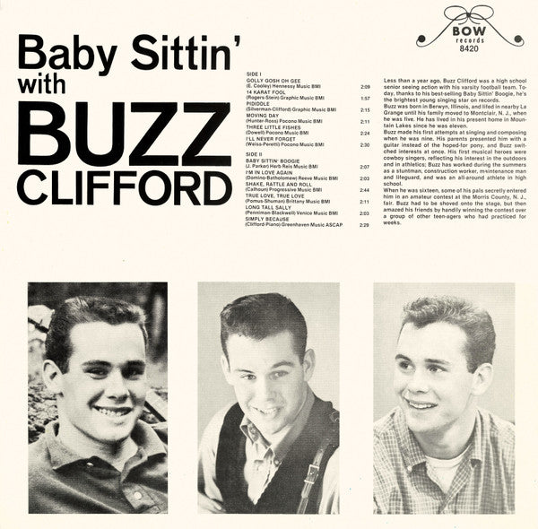 Buzz Clifford -Baby Sittin' With Buzz Clifford