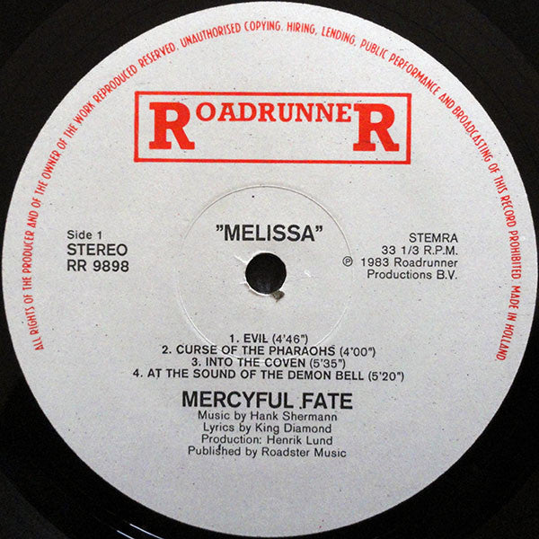 Mercyful Fate -Melissa