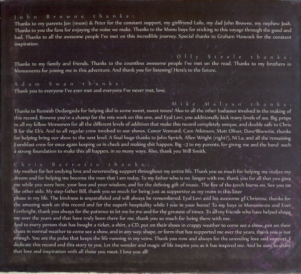 Monuments (5) -The Amanuensis