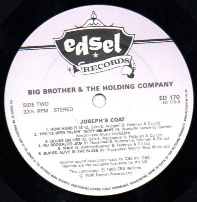 Big Brother & The Holding Co.* -Joseph's Coat