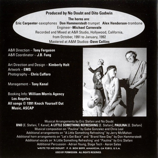 No Doubt -No Doubt