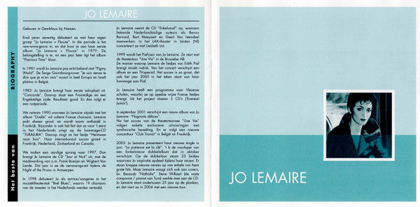 Jo Lemaire -Het Beste Van Jo Lemaire