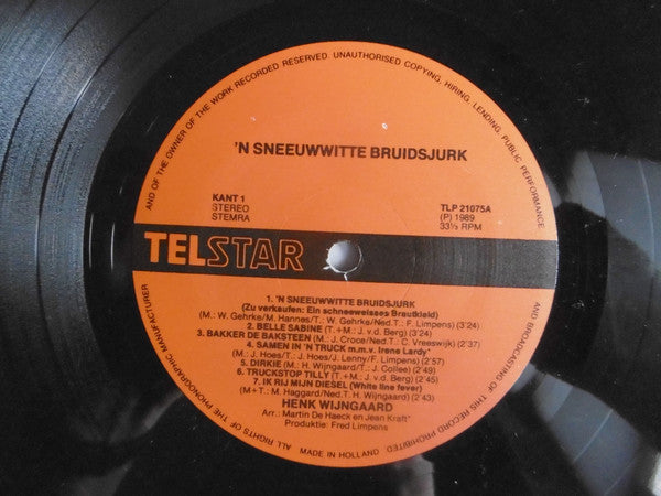 Henk Wijngaard -'n Sneeuwwitte Bruidsjurk