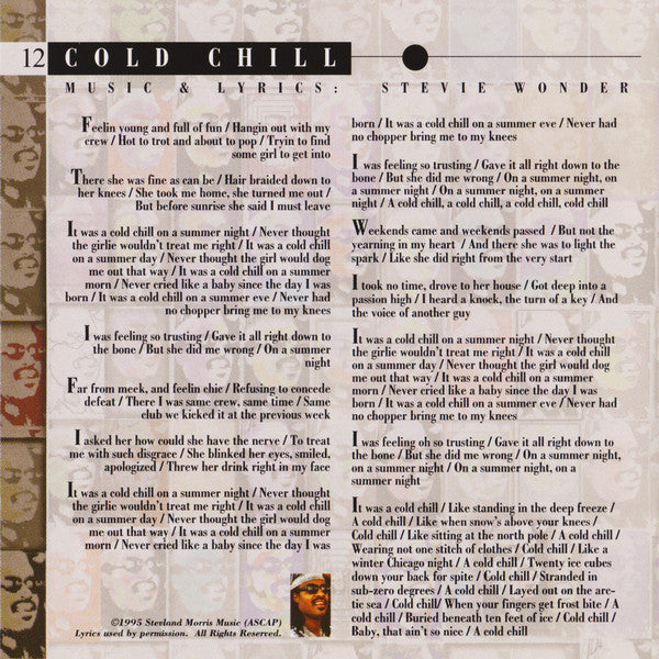 Stevie Wonder -Conversation Peace