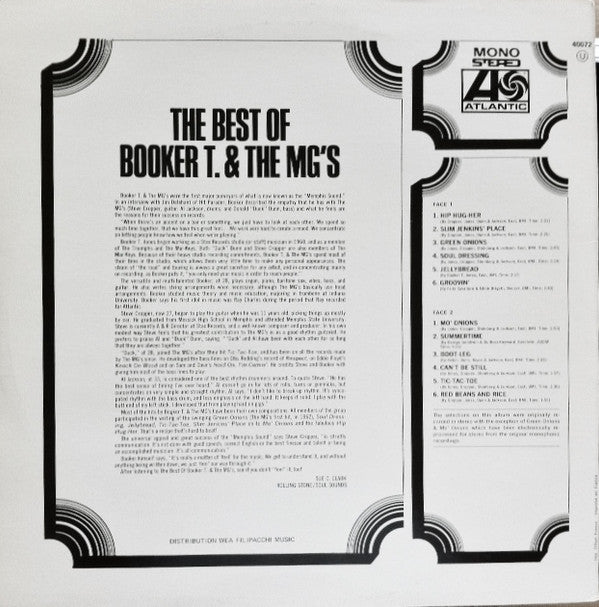Booker T. &amp; The M.G.'s* - The Best Of Booker T. &amp; The M.G.'s