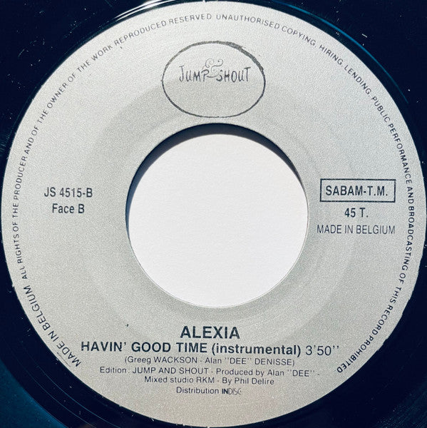 Alexia (10) -Havin' Good Time