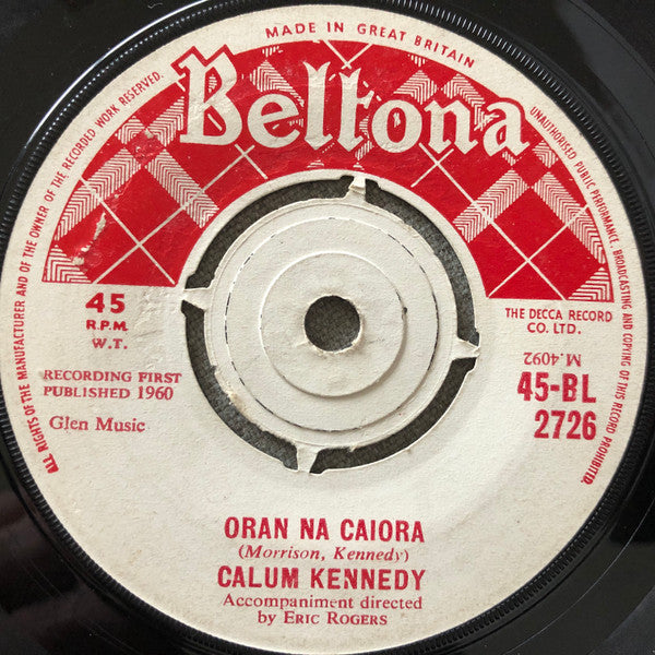Calum Kennedy -Air Moch Di-Luain