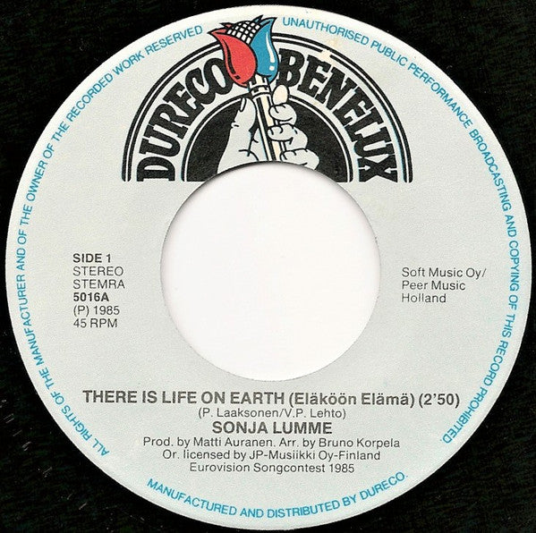 Sonja Lumme -There Is Life On Earth = Eläköön Elämä