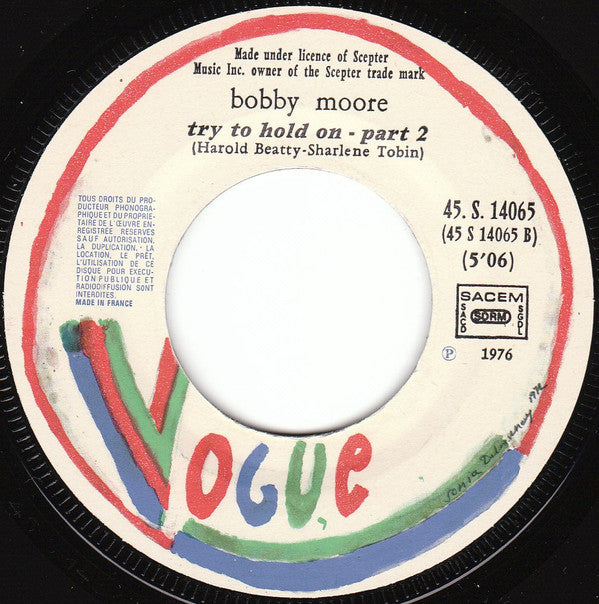 Bobby Moore -Try To Hold On Part 1 & 2