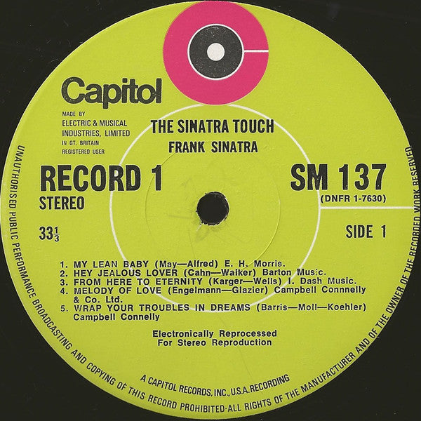 Frank Sinatra -The Sinatra Touch