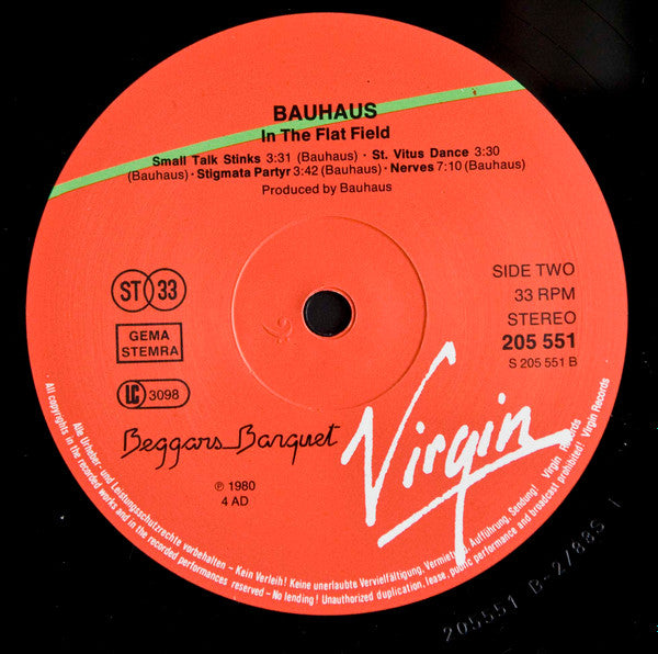 Bauhaus - In The Flat Field