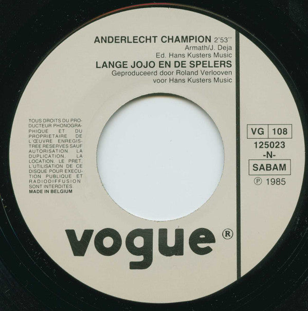 Grand Jojo -Anderlecht Champion