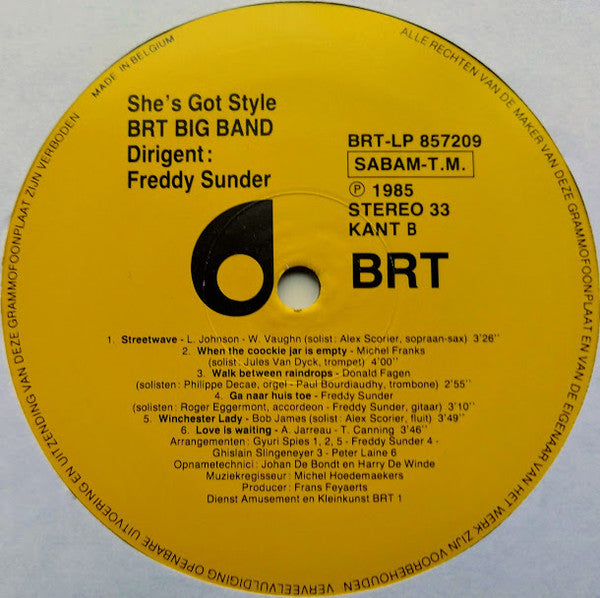 BRT Big Band -She's Got Style