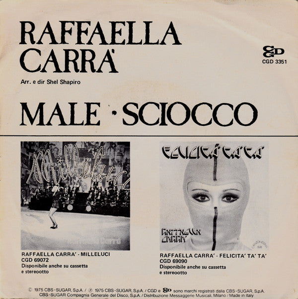 Raffaella Carrà -Male