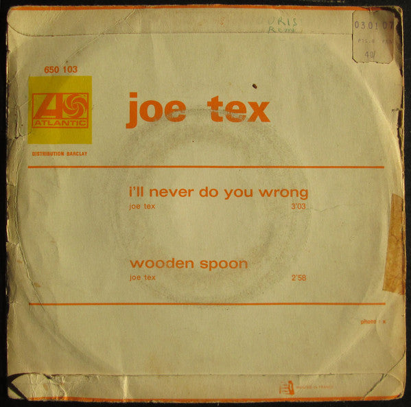 Joe Tex -I'll Never Do You Wrong