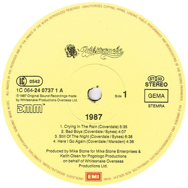 Whitesnake -1987