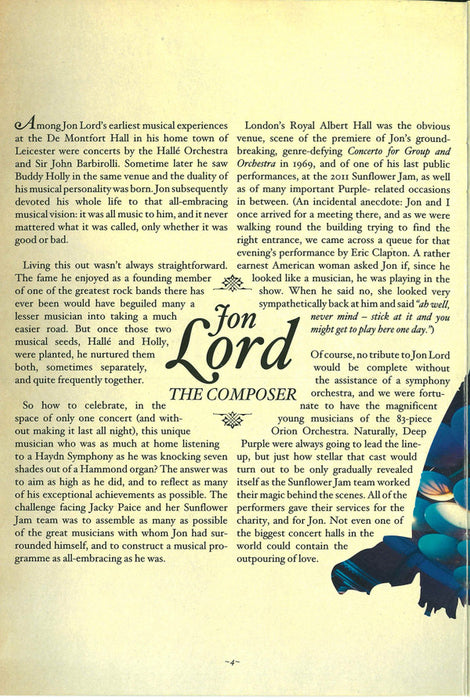 Various -Celebrating Jon Lord