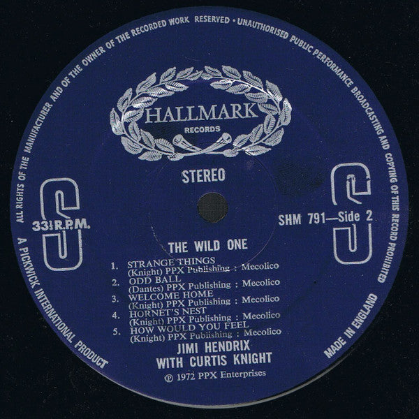 Jimi Hendrix With Curtis Knight -The Wild One...