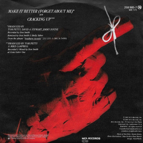 Tom Petty And The Heartbreakers -Make It Better (Forget About Me)