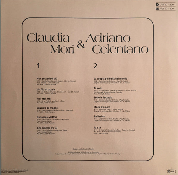Claudia Mori & Adriano Celentano -Storia D'Amore