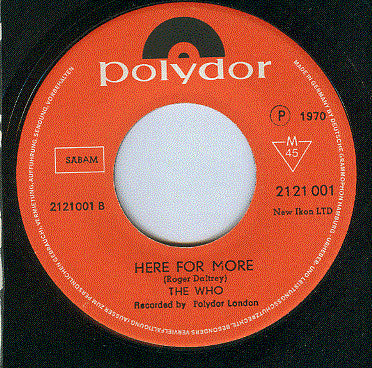 The Who -The Seeker / Here For More