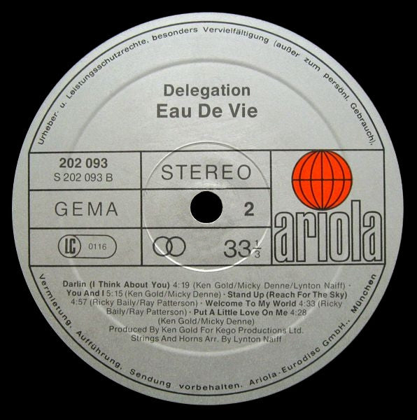 Delegation -Eau De Vie