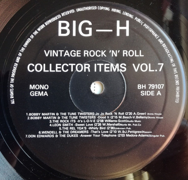 Various -Vintage Rock 'N' Roll Collector Items Vol. 7