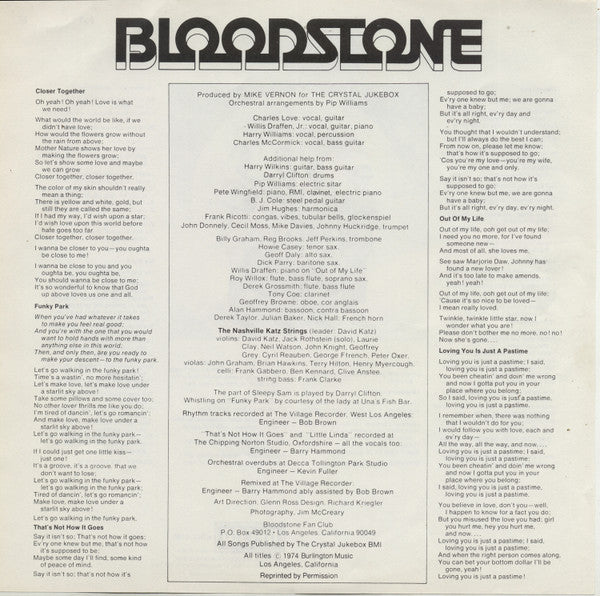 Bloodstone -I Need Time