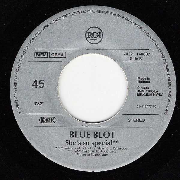 Blue Blot -These Arms Of Mine
