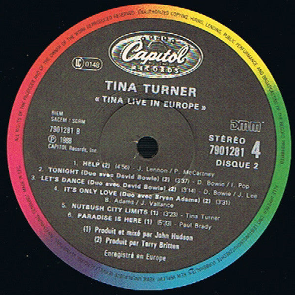 Tina Turner -Tina Live In Europe
