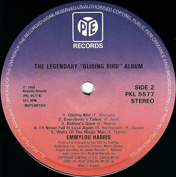 Emmylou Harris -The Legendary "Gliding Bird" Album