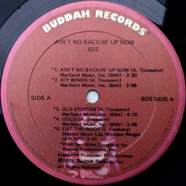 Isis (7) -Ain't No Backin' Up Now