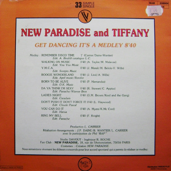 New Paradise And Tiffanie (2) -Get Dancing It's A Medley
