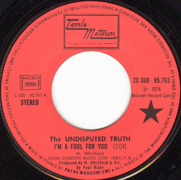 The Undisputed Truth -I'm A Fool For You