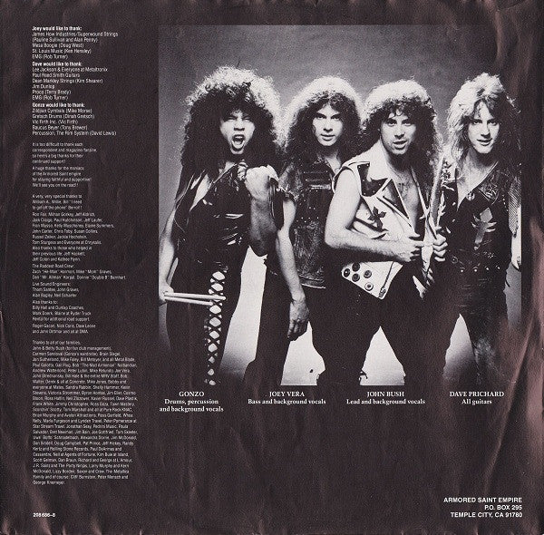 Armored Saint - Raising Fear