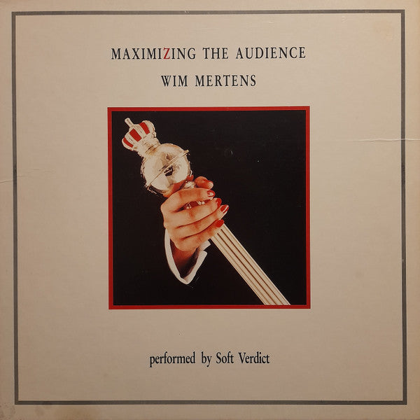 Wim Mertens Performed By Soft Verdict - Maximizing The Audience