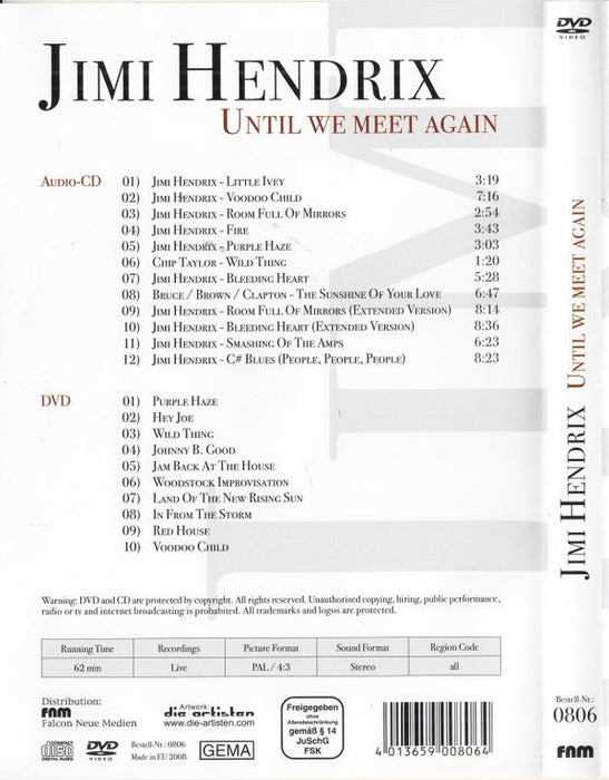 Jimi Hendrix -Until We Meet Again