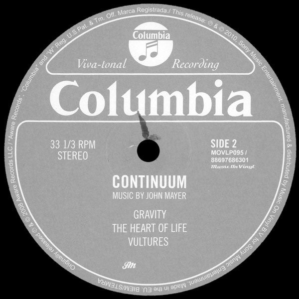 John Mayer -Continuum