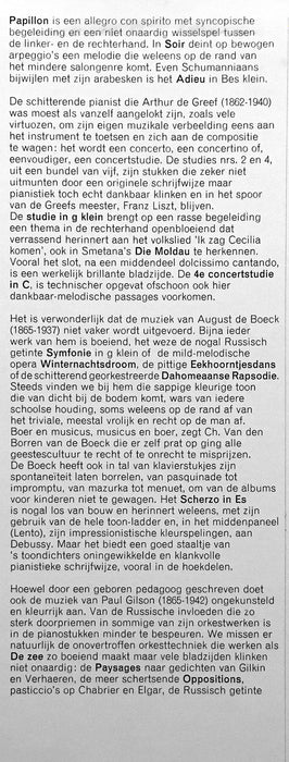 Various - Luister Van De Muziek In Vlaanderen 4 - Romantische Pianomuziek