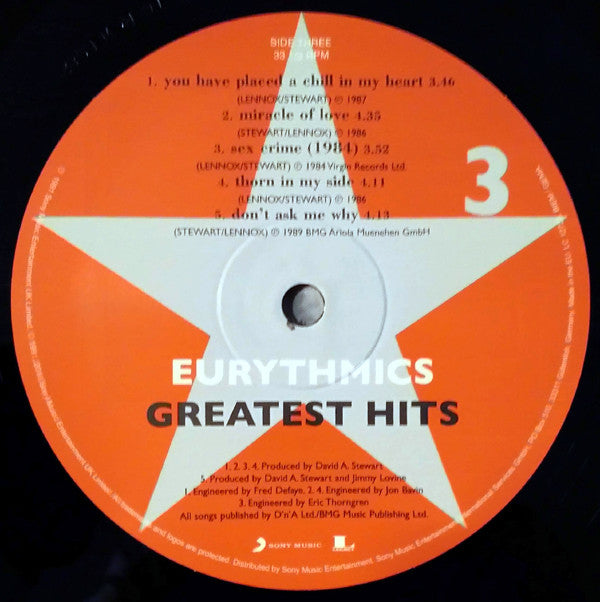 Eurythmics -Greatest Hits