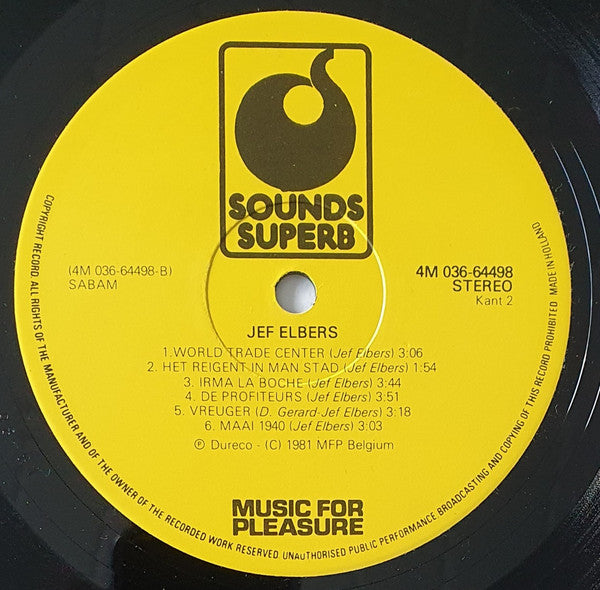 Jef Elbers -Jef Elbers