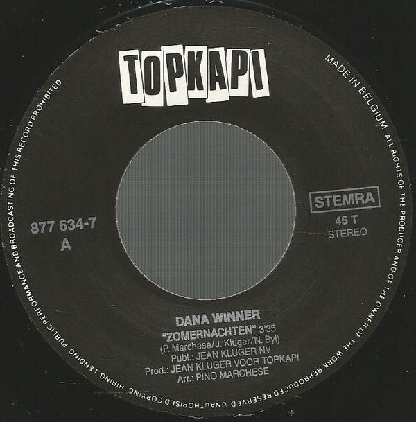 Dana Winner -Zomernachten