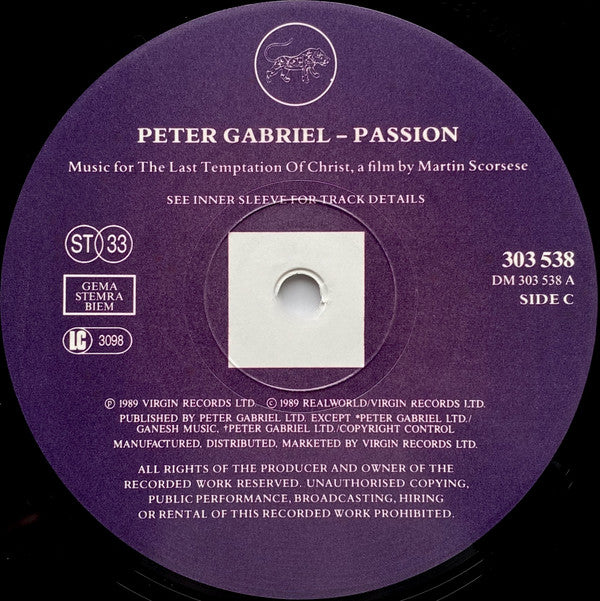 Peter Gabriel -Passion