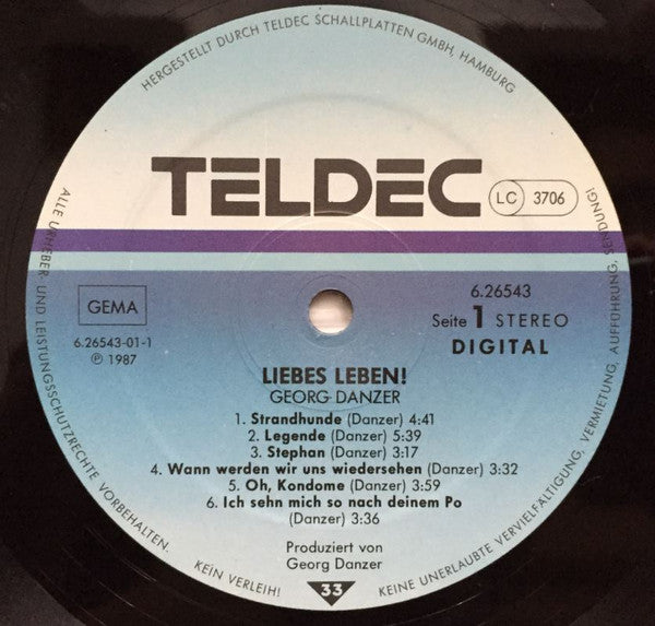 Georg Danzer -Liebes Leben!