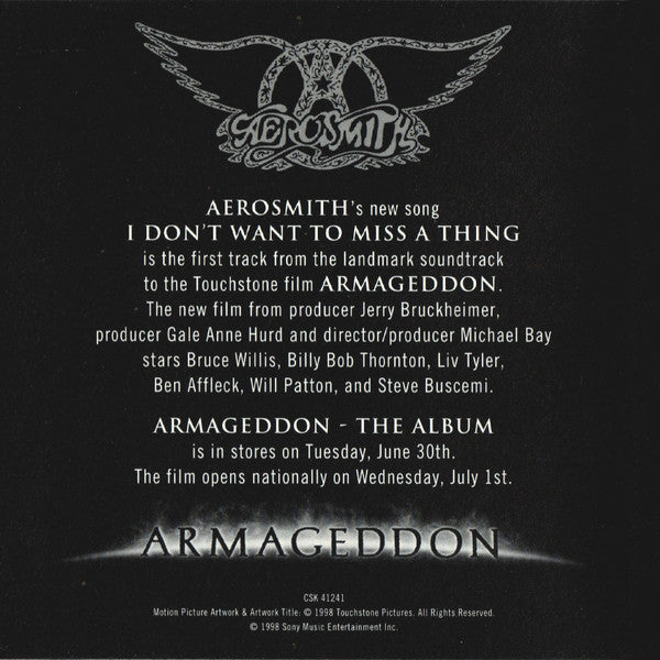 Aerosmith - I Don't Want To Miss A Thing
