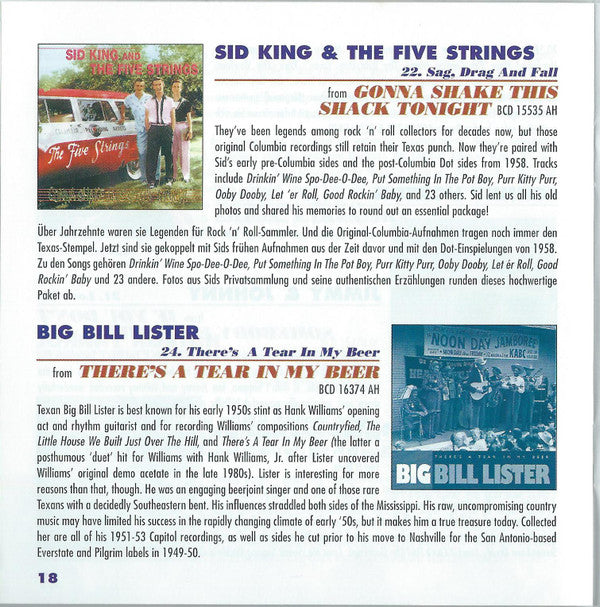 Various -That's What Makes The Jukebox Play (Highlights From Bear Family's Releases: Hillbilly & Rockabilly)